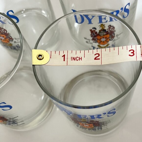 DYER'S Bar & Grill, Dance & Music TAVERN DRINKING GLASSES (LOT OF 4) Preowned - Picture 3 of 6